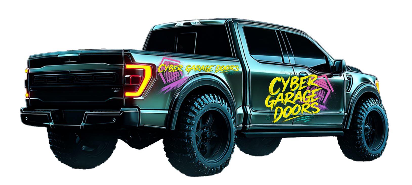 Cyber Garage Doors Service Vehicle